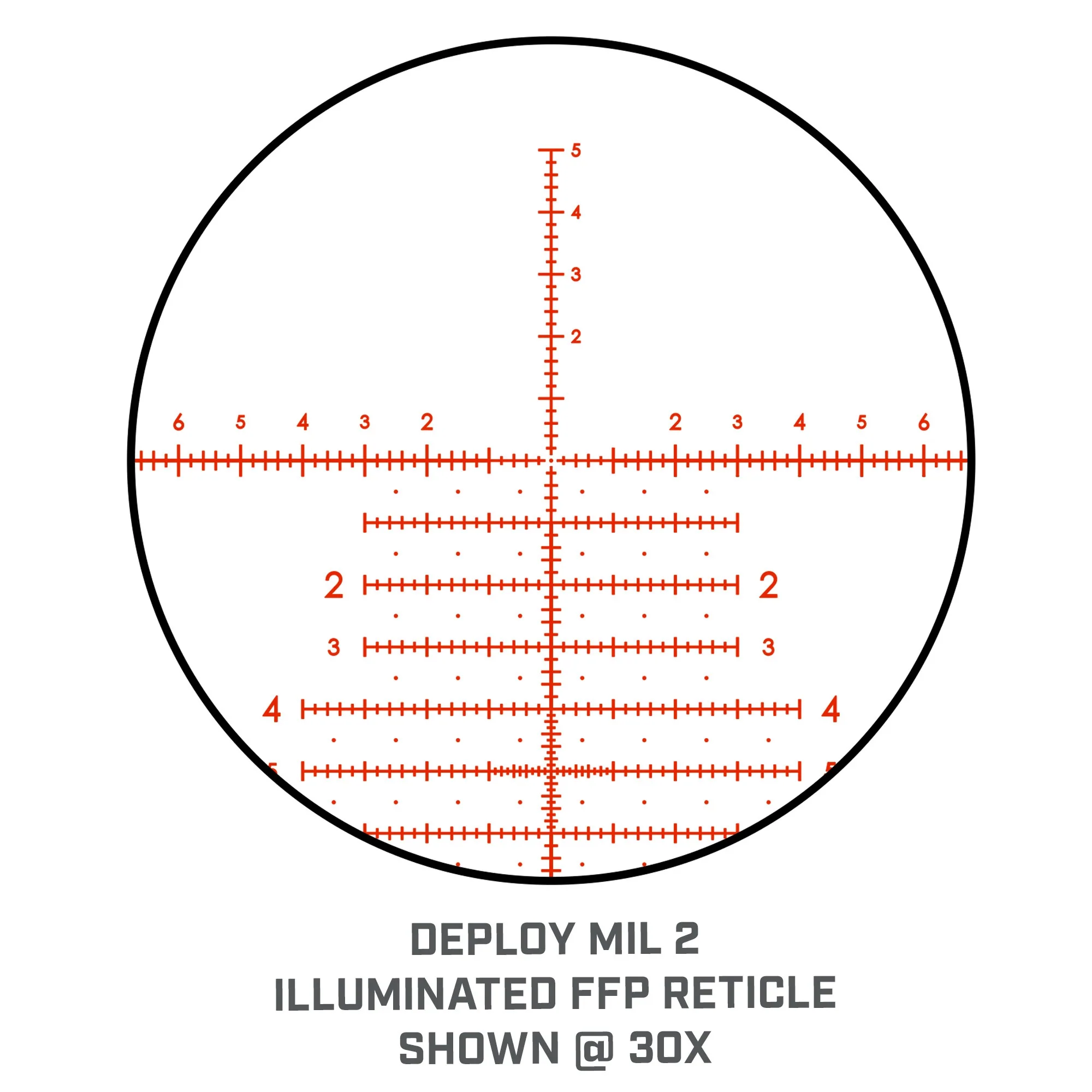 Match Pro 5-30x56 Riflescope - DM2 MRAD Reticle - Image 11