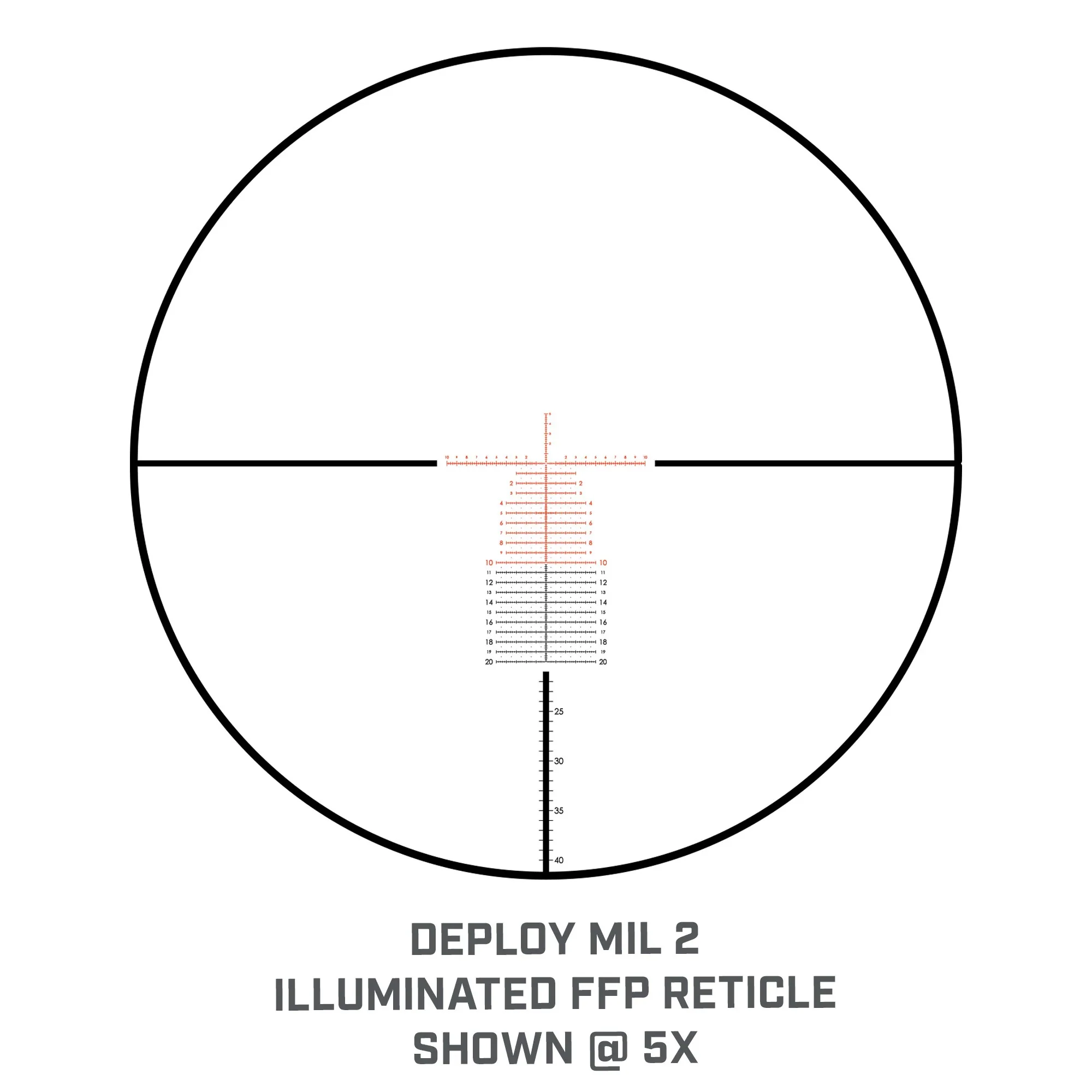 Match Pro 5-30x56 Riflescope - DM2 MRAD Reticle - Image 9